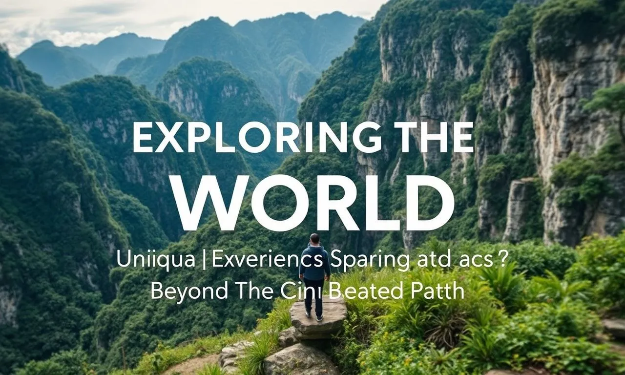 Exploring the World: Unique Travel Experiences Beyond the Beaten Path Exploring the World: Unique Travel Experiences Beyond the Beaten Path