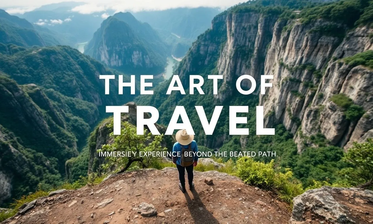 The Art of Travel: Immersive Experiences Beyond the Beaten Path The Art of Travel: Immersive Experiences Beyond the Beaten Path