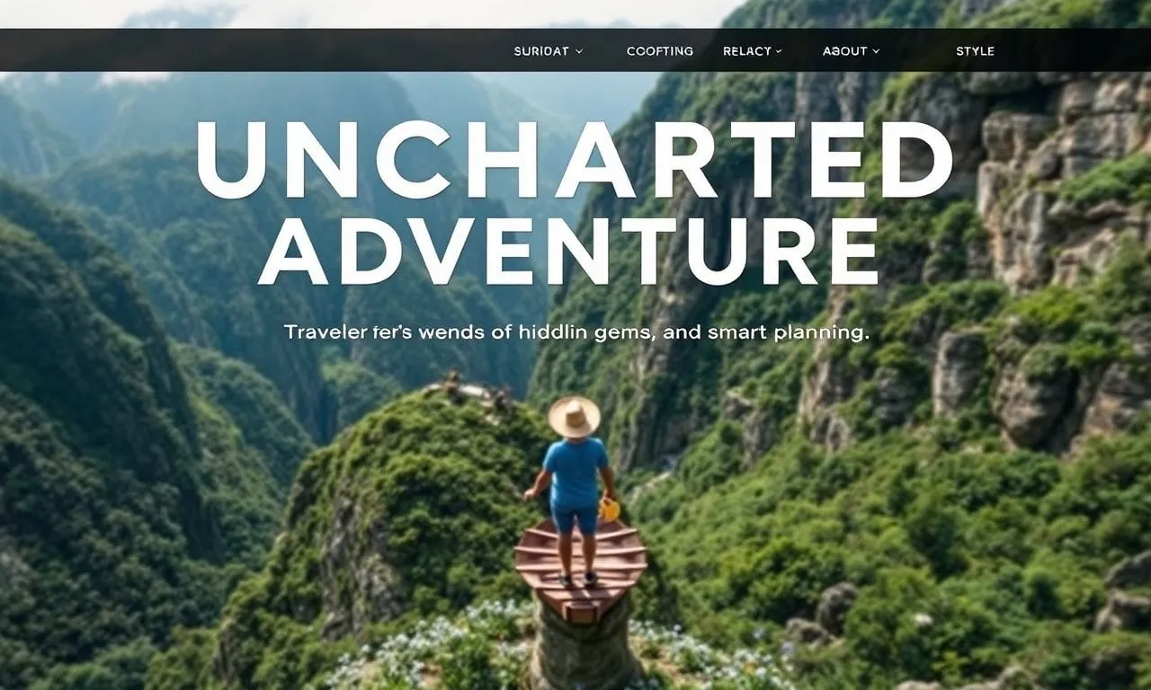 Uncharted Adventures: A Traveler’s Guide to Hidden Gems and Smart Planning Uncharted Adventures: A Traveler's Guide to Hidden Gems and Smart Planning