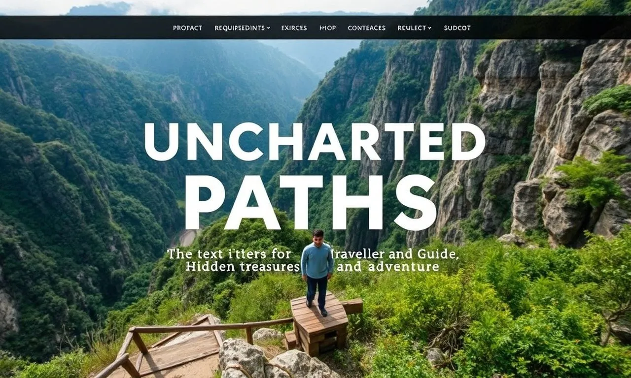 Uncharted Paths: A Traveler’s Guide to Hidden Gems and Adventure Uncharted Paths: A Traveler's Guide to Hidden Treasures and Adventure