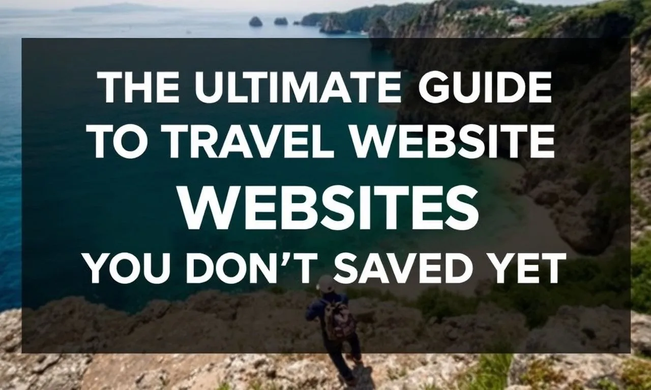 The Ultimate Guide to Travel Websites You Haven’t Bookmarked Yet The Ultimate Guide to Travel Websites You Haven't Saved Yet