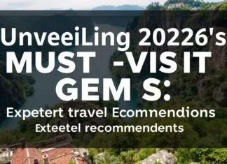 Unveiling 2026’s Must-Visit Gems: Expert Travel Picks Unveiling 2026's Must-Visit Gems: Expert Travel Recommendations