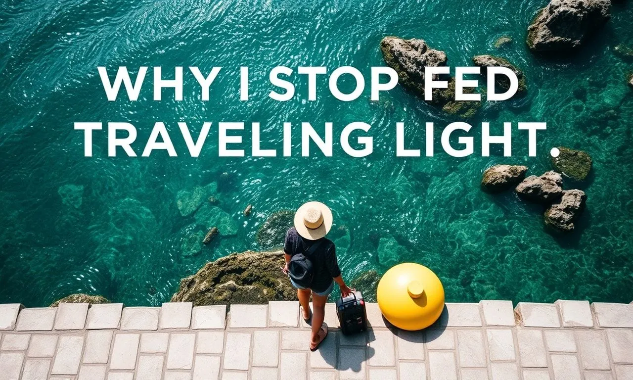 Why I Quit Packing Light and Embraced the Chaos Why I Stopped Traveling Light and Learned to Love the Mess
