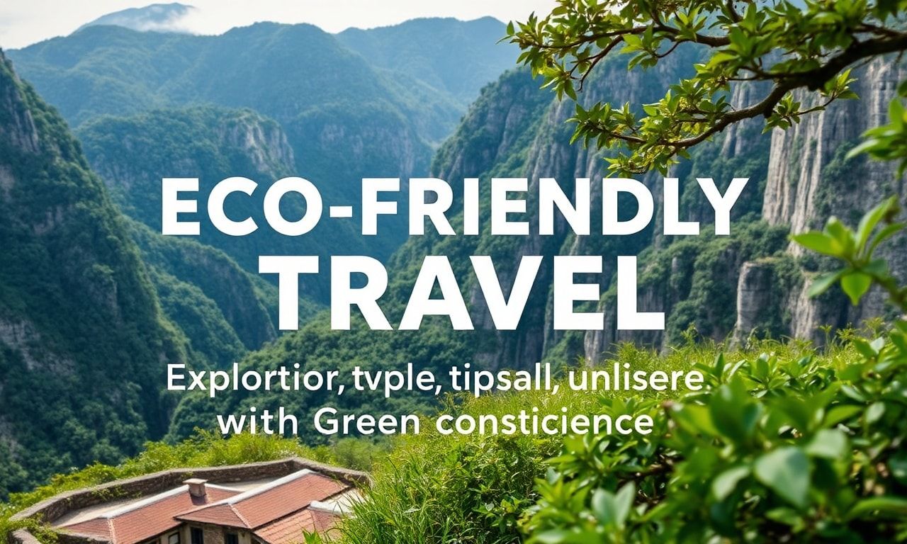 Eco-Friendly Travel: Exploring the World with a Green Conscience
