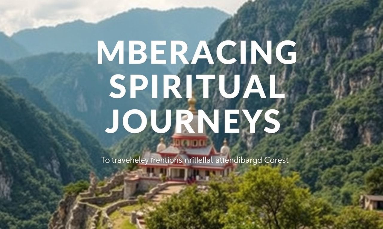 Embracing Spiritual Journeys: A Traveler's Guide to Sacred Destinations