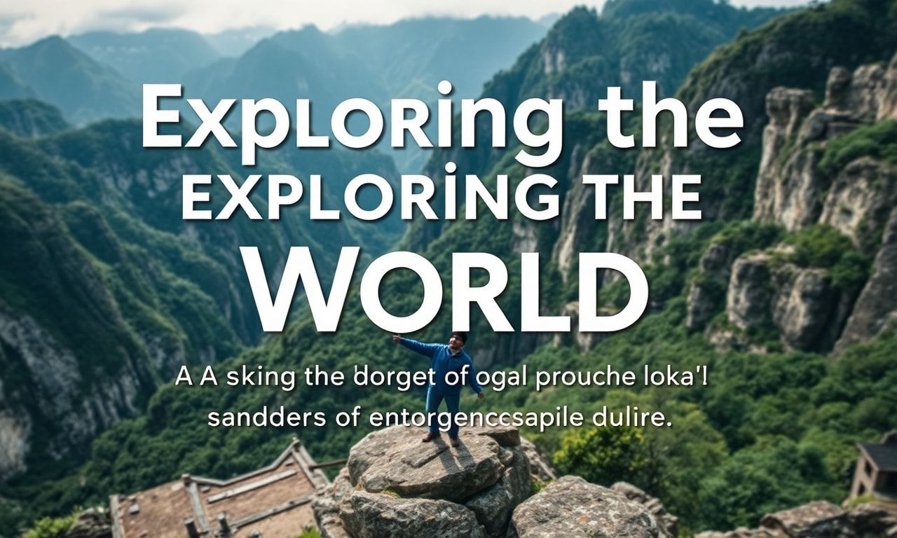 Exploring the World: A Guide to Affordable and Adventurous Travel