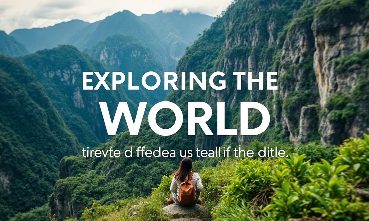 Exploring the World: Unique Travel Experiences Beyond the Beaten Path