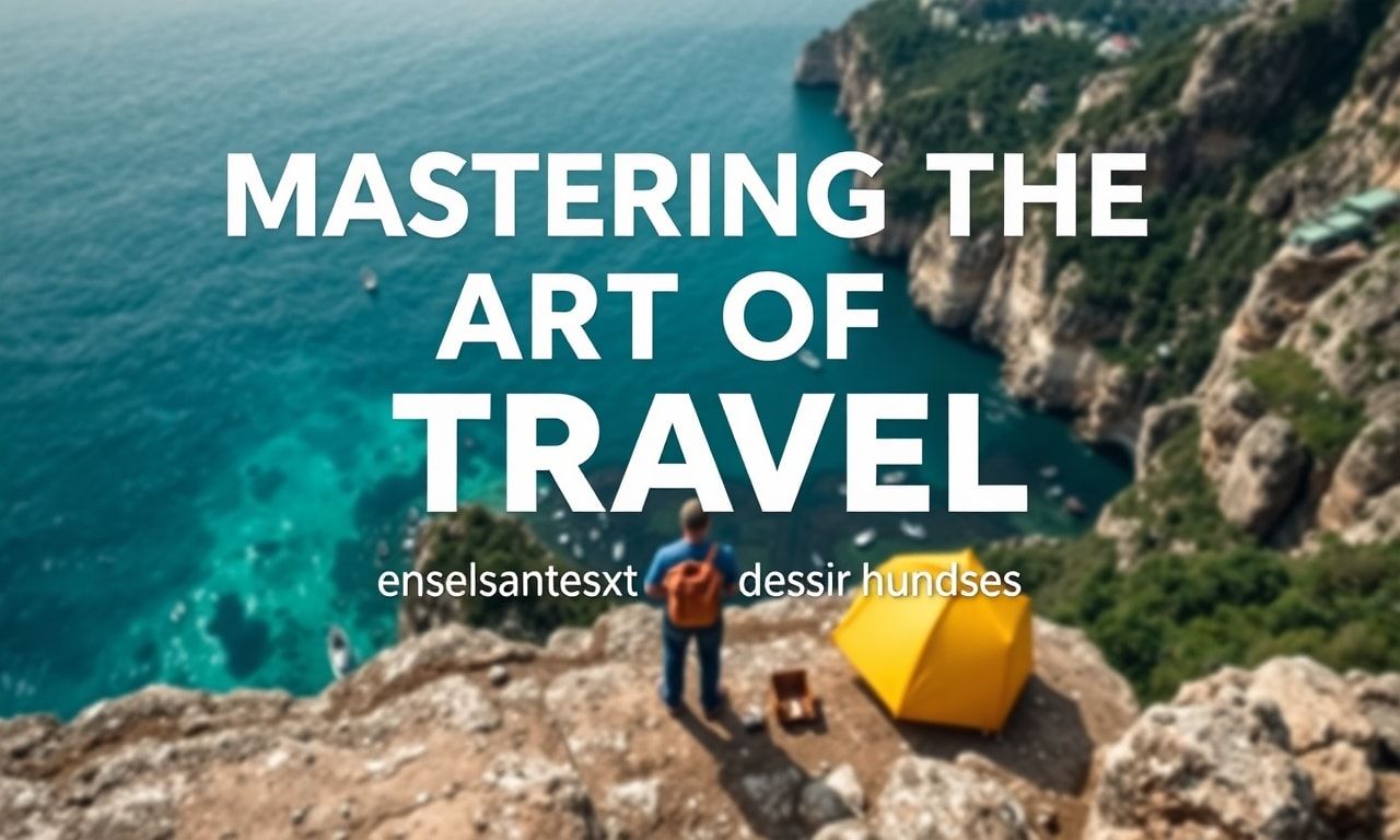 Mastering the Art of Travel: Essential Tips for the Modern Explorer