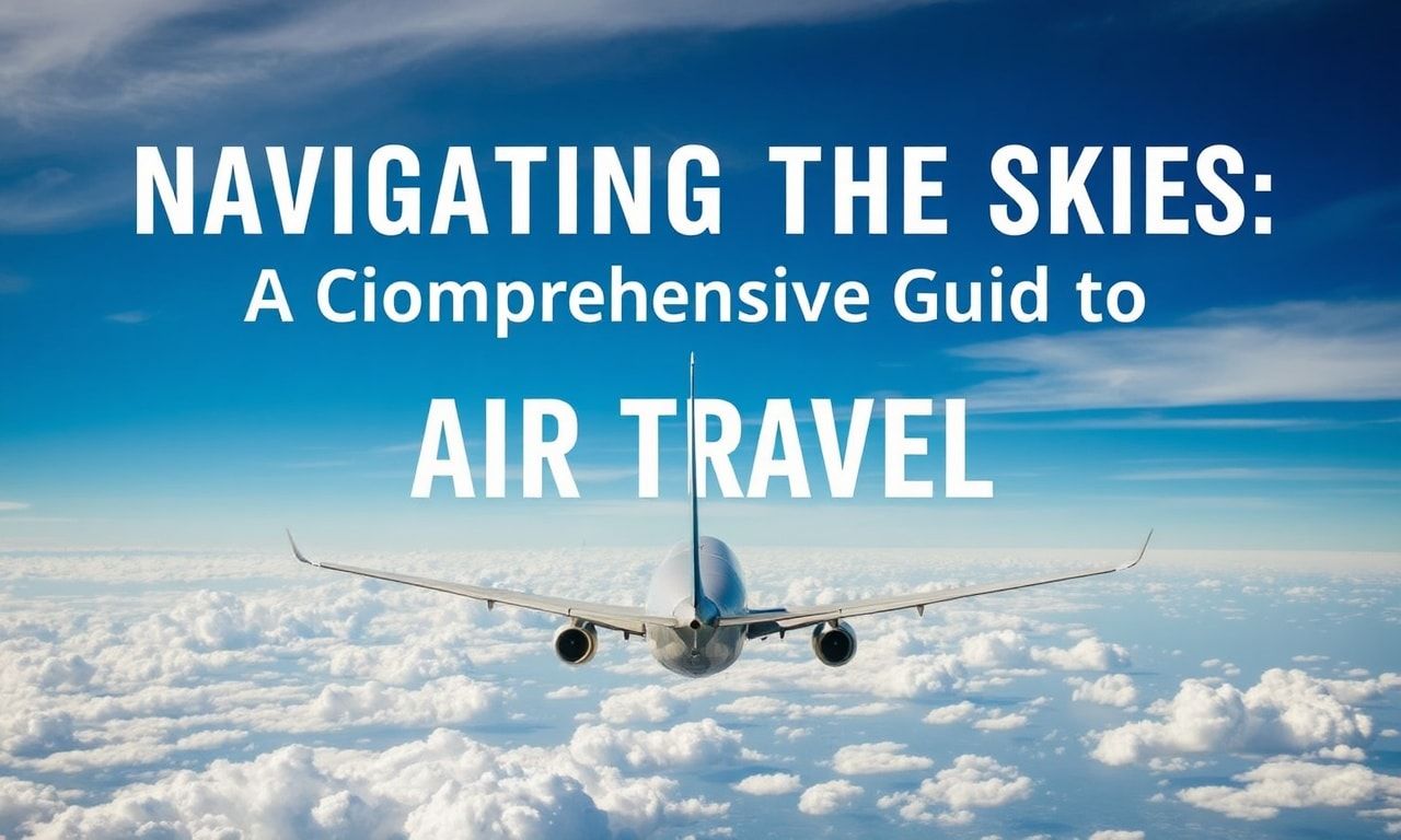 Navigating the Skies: A Comprehensive Guide to Air Travel