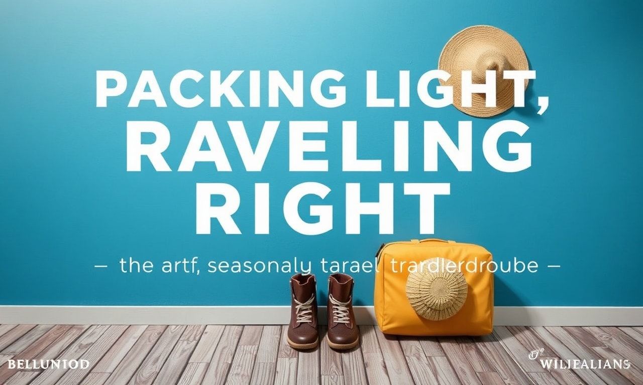 Packing Light, Traveling Right: The Art of Seasonal Travel Wardrobes