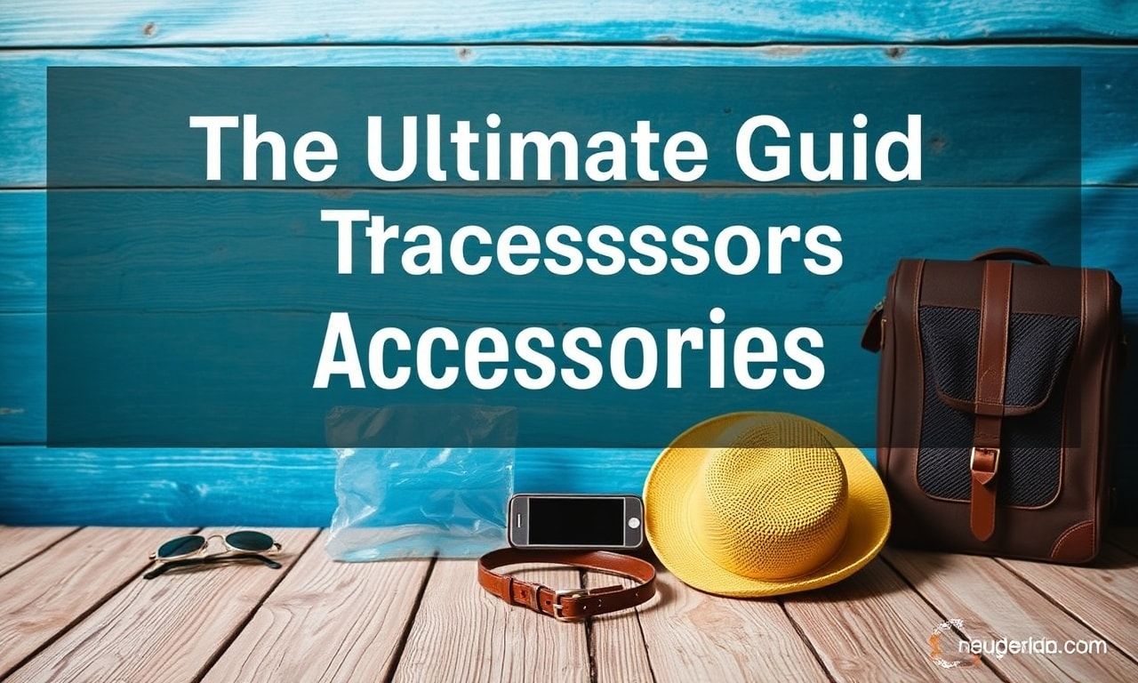 The Ultimate Guide to Travel Accessories: Essentials for Your Next Adventure