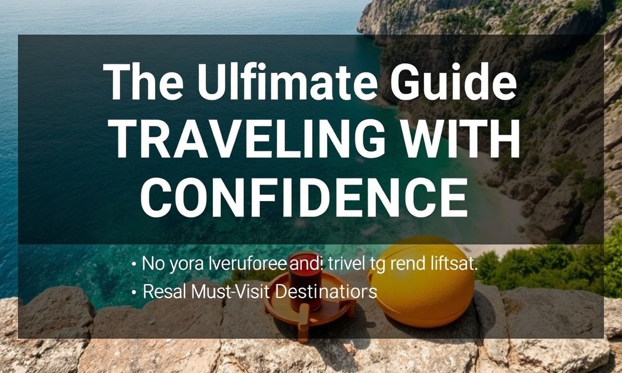 The Ultimate Guide to Traveling with Confidence: Tips and Must-Visit Destinations
