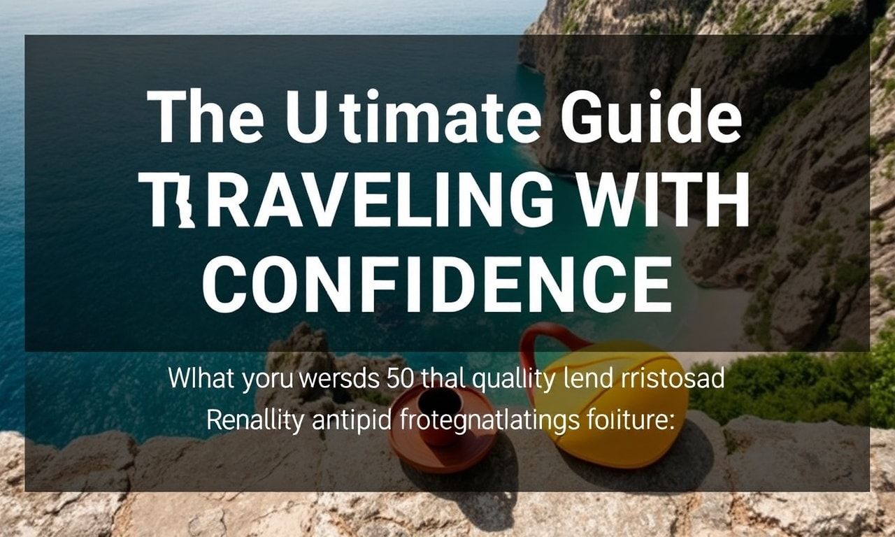 The Ultimate Guide to Traveling with Confidence: Tips and Must-Visit Destinations
