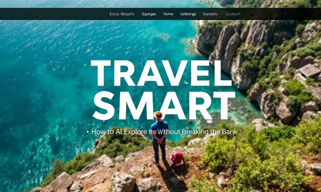 Travel Smart: How to Explore the World Without Breaking the Bank