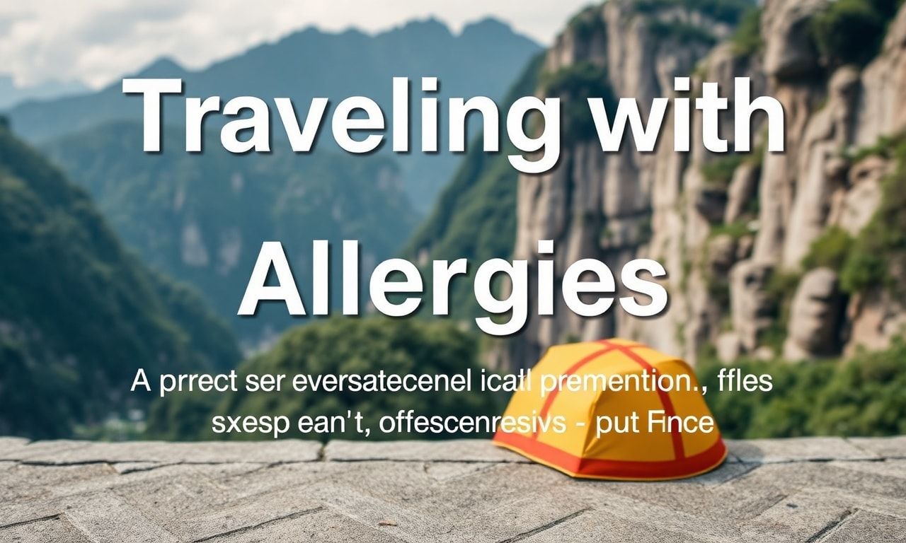 Traveling with Allergies: A Comprehensive Guide to Safe and Enjoyable Journeys