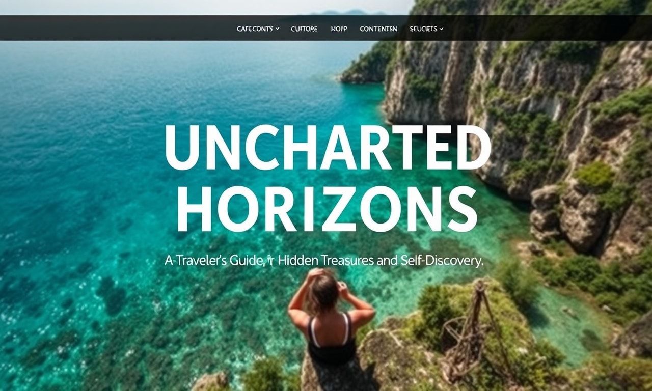 Uncharted Horizons: A Traveler's Guide to Hidden Gems and Personal Growth