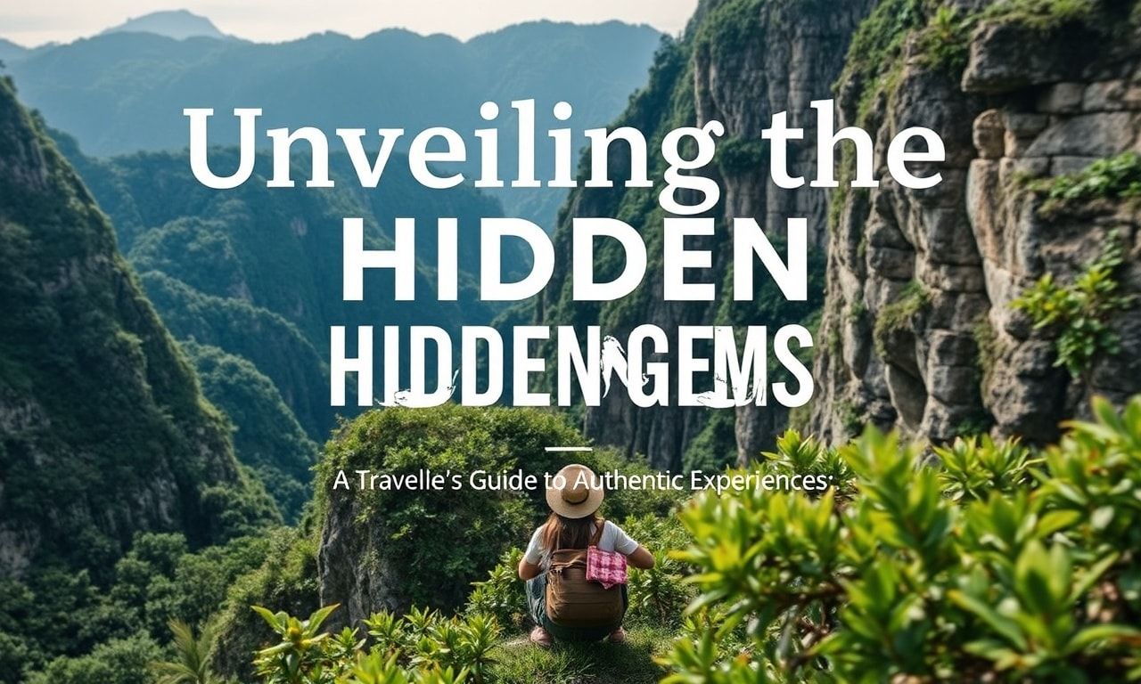 Unveiling the Hidden Gems: A Traveler's Guide to Authentic Experiences