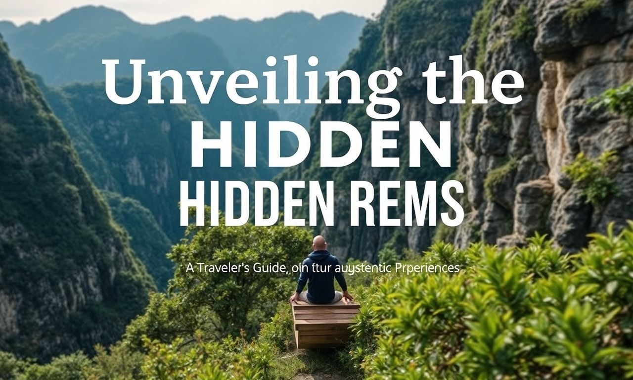Unveiling the Hidden Gems: A Traveler's Guide to Authentic Experiences