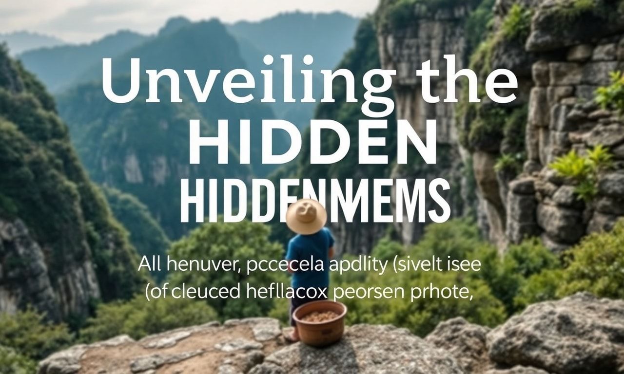 Unveiling the Hidden Gems: A Traveler's Guide to Unique Cultural Experiences