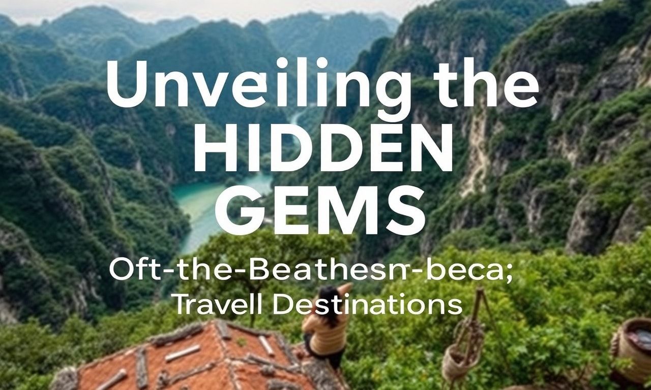 Unveiling the Hidden Gems: Off-the-Beaten-Path Travel Destinations