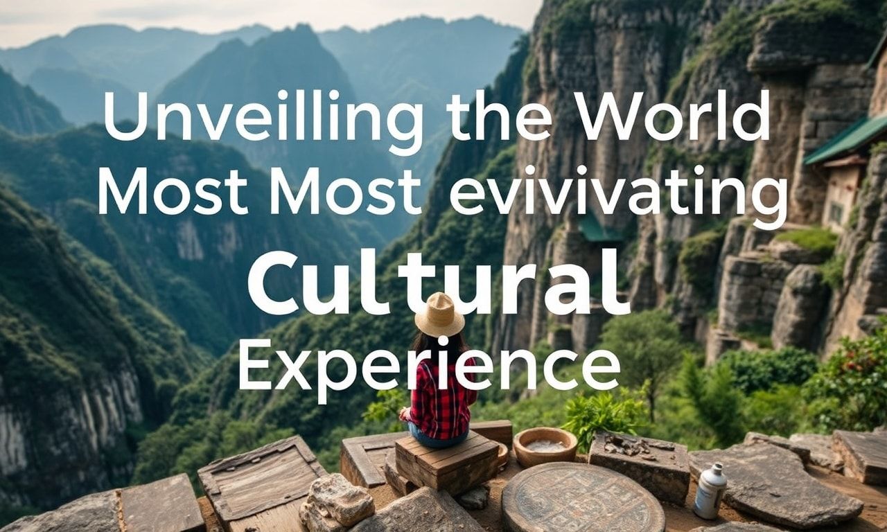 Unveiling the World's Most Captivating Cultural Experiences