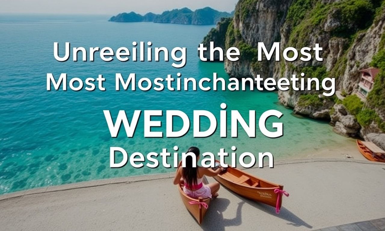 Unveiling the World's Most Enchanting Wedding Destinations