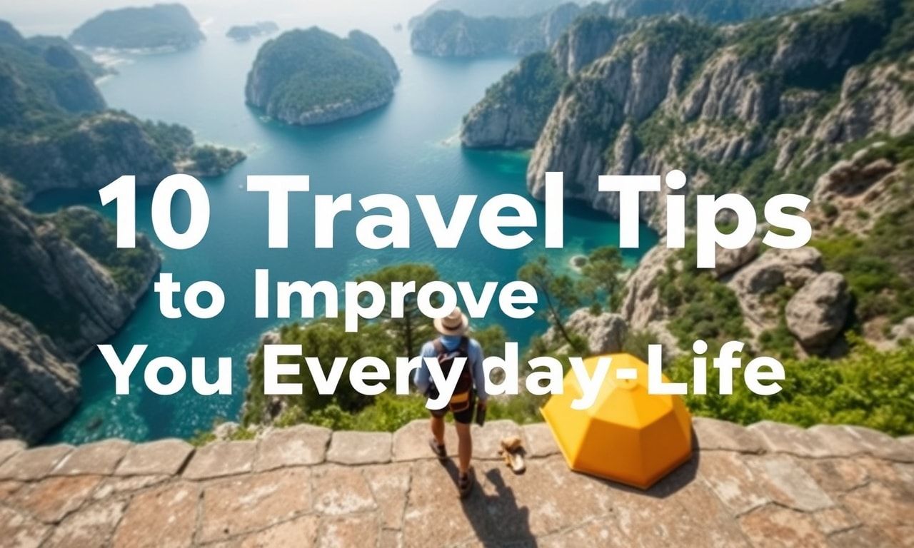 10 Travel Hacks to Elevate Your Lifestyle Daily
