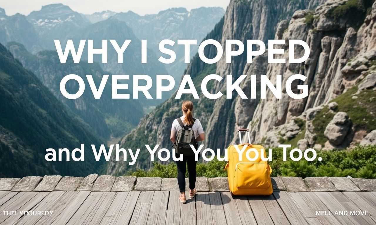 Why I Quit Overpacking and You Should Too